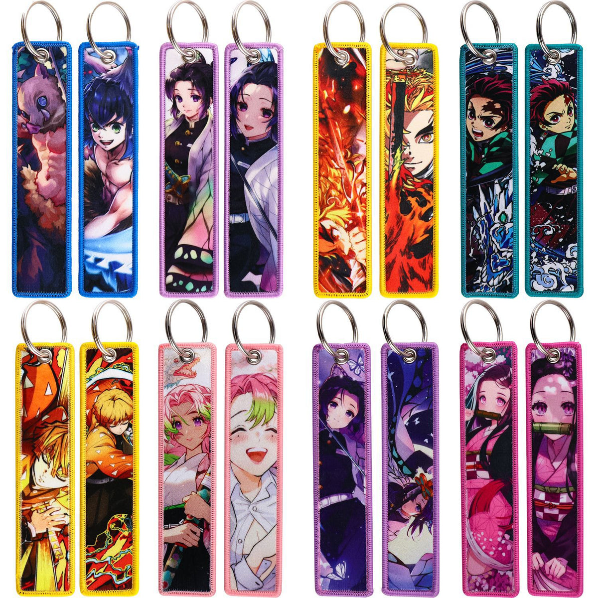 Woven Fabric Keychain | Demon Hunter Collection | 42 Styles