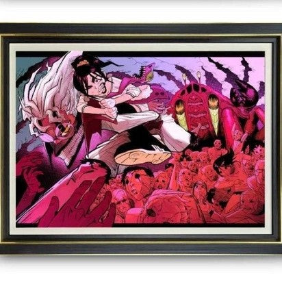 3D Paper Carving Art Print | Anime Wall Decor | 47 Designs - Style 08
