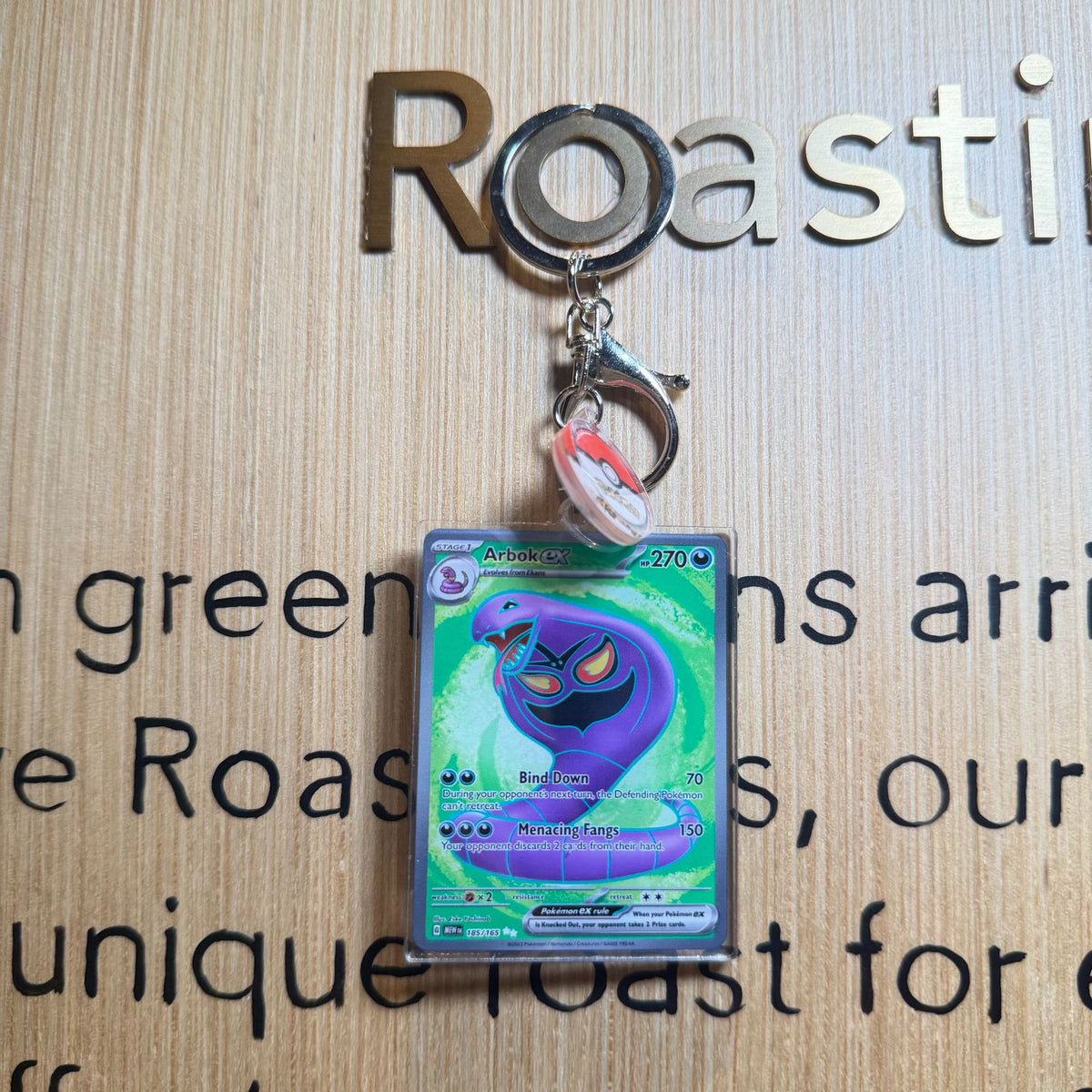 Double-Sided Acrylic Card Keychain | Monster Card Series | 49 Styles - Style 29