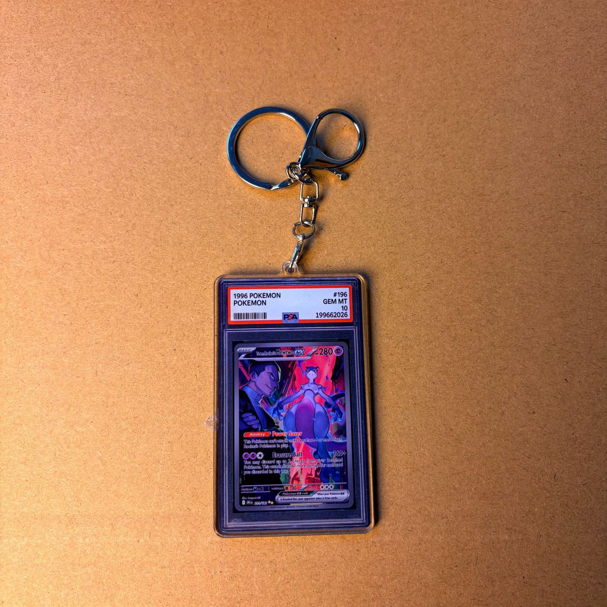 Mini Graded-Slab Card Keychain | Acrylic Collector Slab | 70 Styles - Style 68