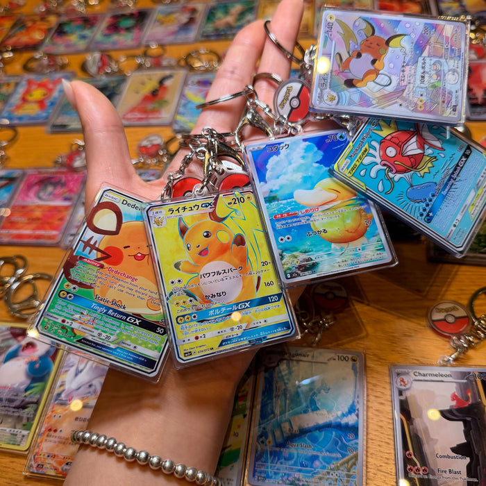 Double-Sided Acrylic Card Keychain | Monster Card Series | 49 Styles