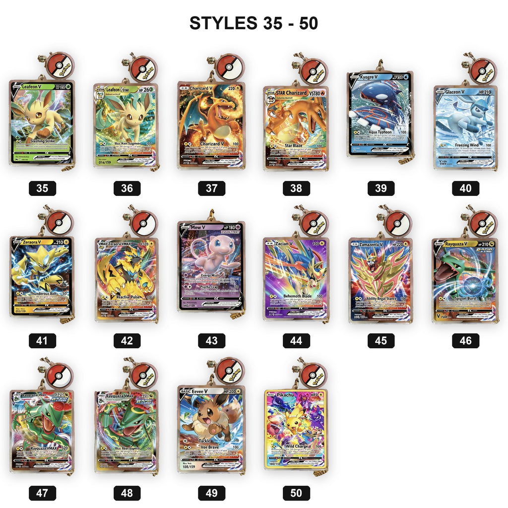Monster Card Series Vol.3 style chart 3 with style numbers
