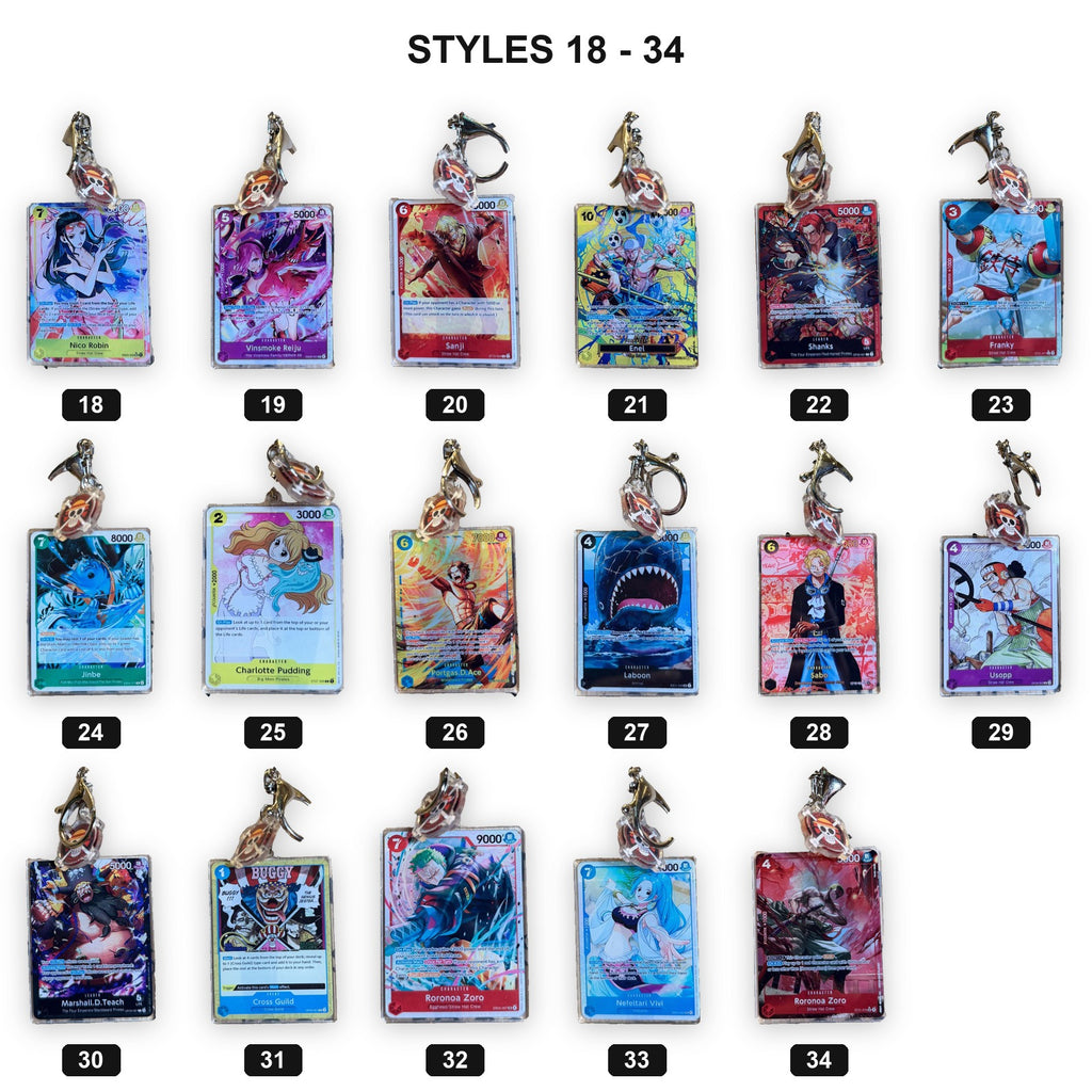 Pirate Card Series Vol.1 style chart 2 with style numbers