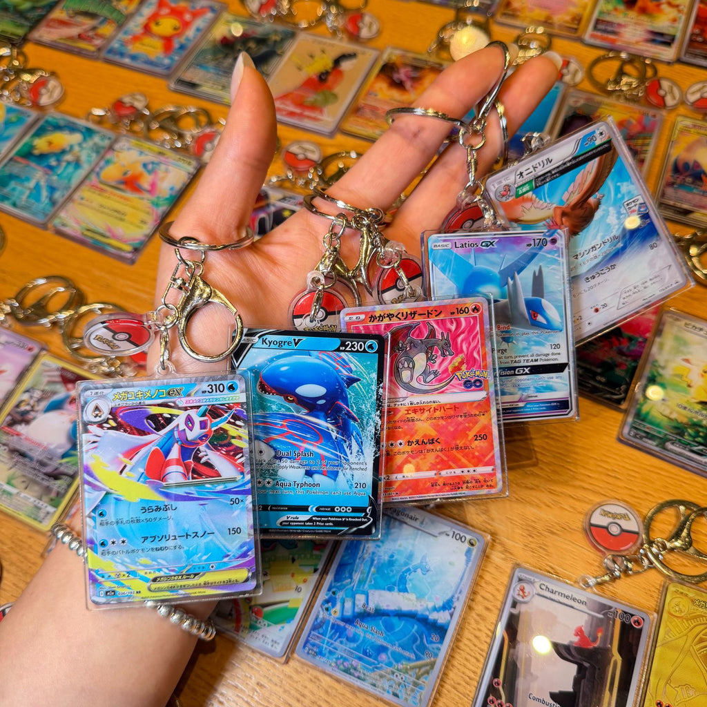 Acrylic Card Keychain Pokemon Japanese Series