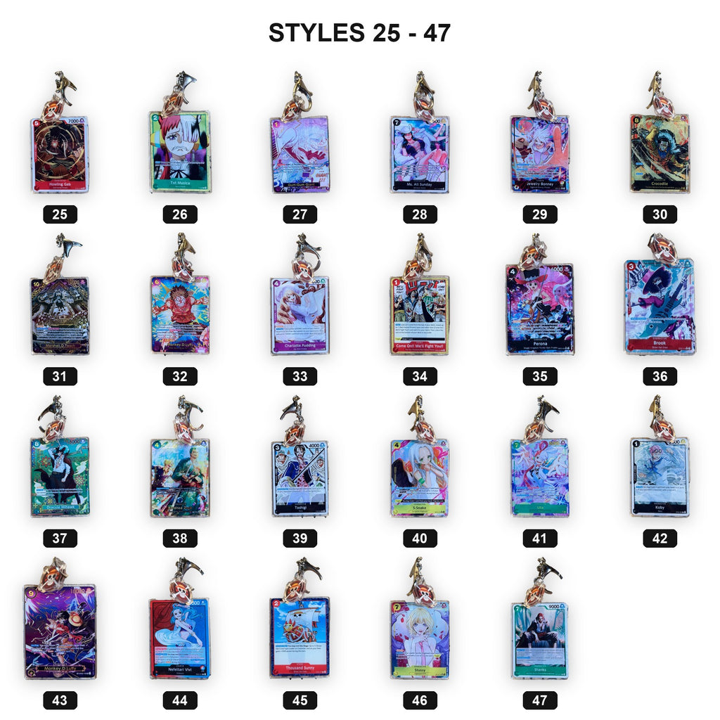 Pirate Card Series Vol.2 style chart 2 with style numbers