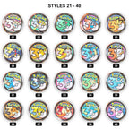 Creature Collection Vol.1 3D layered paper-cut fridge magnets style chart 2 with style numbers