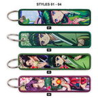 Apothecary Girl Collection woven keychain style chart 1 with style numbers